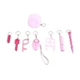 thumbnail image 1 of Porte-clés de Sécurité, Ensemble de 8 Pcs de Porte-Clés de Protection pour Femmes Porte-Clés de Protection Testé Professionnellement, 1 of 8