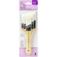 thumbnail image 1 of Crafter's Choice White Taklon Large Angle Brush Variety Set-3/Pkg, 1 of 1