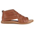 thumbnail image 2 of Born Women Iwa Woven Sandals, Medium Width, Back Functional Zipper, Brown, 2 of 5