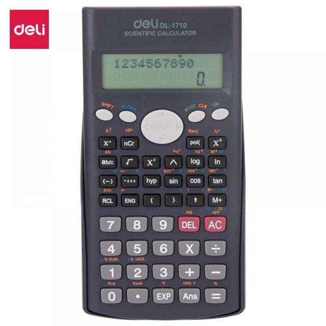 CNKOO Scientific Calculators 12-Digit TI-84 Plus CE Digit Graphing Calculator Battery and Solar Hybrid Powered LCD Display for Business Office High School and College 6.5”x3.4”x0.9” Bla