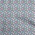 thumbnail image 1 of oneOone Velvet Gray Fabric Mask Sewing Material Print Fabric By The Yard 58 Inch Wide, 1 of 5