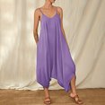 thumbnail image 1 of LSLJS Combinaison Pantalon Décontractée d'Été Imprimée Sans Manches et Dos Nu pour Femmes, One Piece Combinaisons Cadeaux pour Femmes, 1 of 8