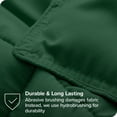 thumbnail image 4 of Bare Home Goose Down Alternative Comforter Set - 3 Piece Set - Full/Double, Forest Green, 4 of 7