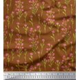 thumbnail image 1 of Soimoi Rayon Fabric Flower Watercolor Printed Fabric 1 Yard 56 Inch Wide, 1 of 3