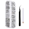 thumbnail image 2 of Up to 65% off Kitchen Gadgets 2000 Pieces Of Crystal Rhinestones In 6 Sizes With Nail Clippers And Picking Pen Kitchen Organizers and Storage, 2 of 4