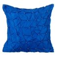 thumbnail image 1 of Royal Blue Pillows Cover, Textured Knotted Pintucks Solid Pillowcases, 20x20 inch (50x50 cm) Throw Pillows Cover, Solid Pillow Covers, Square Taffeta, Modern Style - Royal Blue Texture, 1 of 3