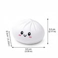 thumbnail image 2 of Large Dumpling Squishy Toys, Large Dumplings Squishy, Mega Rainbow Dumpling Stress Relief Fidget Toy, 2 of 5