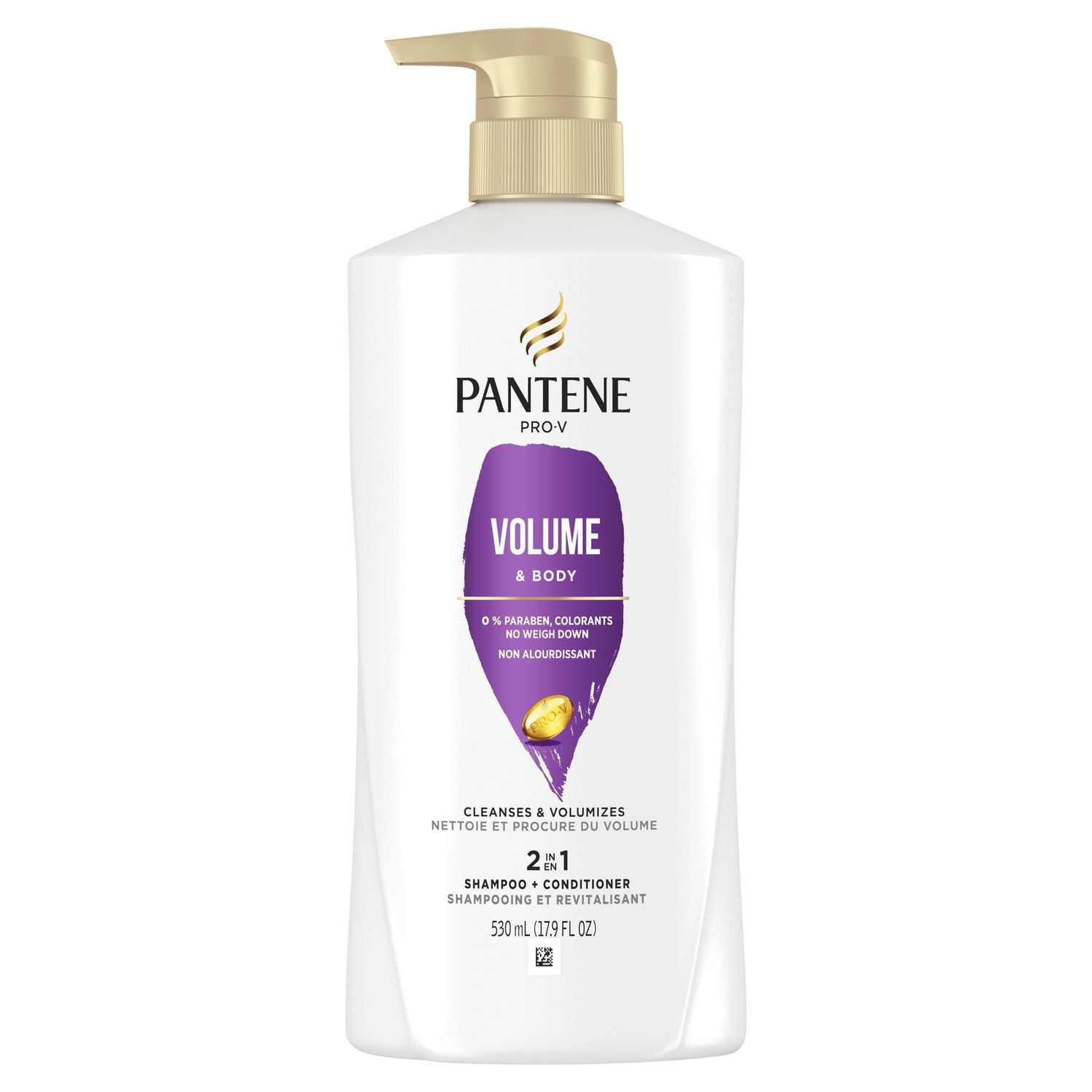 Pantene Volume et Corps Shampooing et Revitalisant 2 en 1