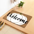 thumbnail image 2 of Fall Door Mat Outdoor  Give Thanks Fall Welcome Mat Decoration Autumn Harvest Pumpkin Thanksgiving Doormat Fall Entrance Non Slip Rug Mats 31.5x20in, 2 of 8