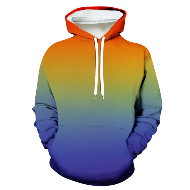 Penkiiy Chandails à Capuche pour Hommes Liquidation Hommes Mode Décontractée Chandails à Capuche d'Halloween Col Rond Imprimé Chandail Manches Longues Hauts Chandail Jaune y2k Chandails à Capuche Hommes