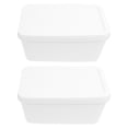 thumbnail image 1 of 2pcs 3 Litres Refrigerator Ice Cream Storage Container Freezer Ice Cream Tub, 1 of 8
