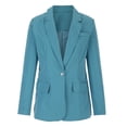 thumbnail image 4 of Pompotops Mode Femmes Décontracté Poches Manches Longues Manteau Cardigan Blouse Liquidation, 4 of 6