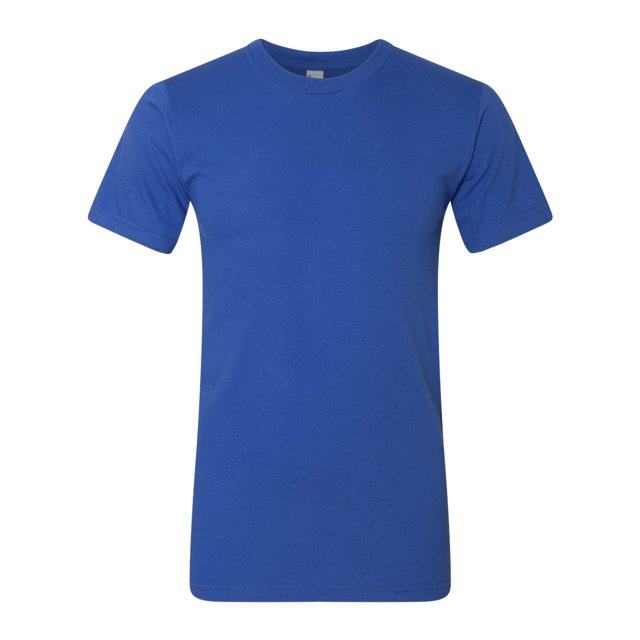 American Apparel Fine Jersey Tee, M, Royal Blue