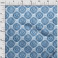 thumbnail image 3 of oneOone Silk Tabby Medium Blue Fabric Asian Block Craft Projects Decor Fabric Printed By The Yard 42 Inch Wide, 3 of 4