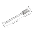 thumbnail image 2 of Unique Bargains Diamond Mounted Points 6mm Cylinder Head 1/8 Inch Shank Grinding Rotary Tools 2 Pcs, 2 of 3
