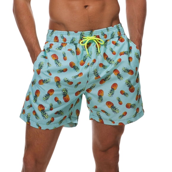 TopLLC Mens Shorts, Men pants Men Print Breathable Lace Quarter Pants Beach Shorts Sports Casual Pants