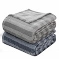 thumbnail image 4 of Mainstays Cationic Plush Blanket Gray T, 4 of 8