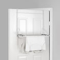 thumbnail image 4 of Mainstays Over-the-Door Clothes Drying Rack, Foldable Laundry Rack with 5 Rust-Resistant Metal Rods,White Powder Coating, 4 of 8