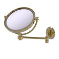 thumbnail image 1 of Allied Brass 8 Inch Wall Mounted Extending Make-Up Mirror 2X Magnification - WM-6/2X-UNL, 1 of 1