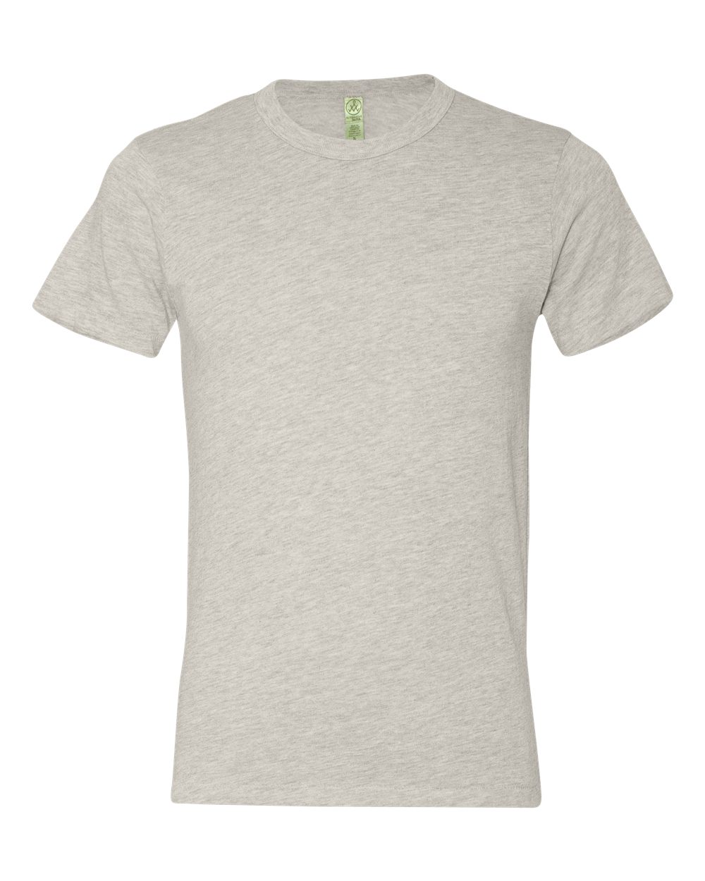 Alternative T-Shirt Col Rond Eco-Jersey, 3TG, Gris Clair Éco