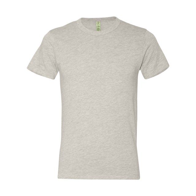 Alternative T-Shirt Col Rond Eco-Jersey, 3TG, Gris Clair Éco