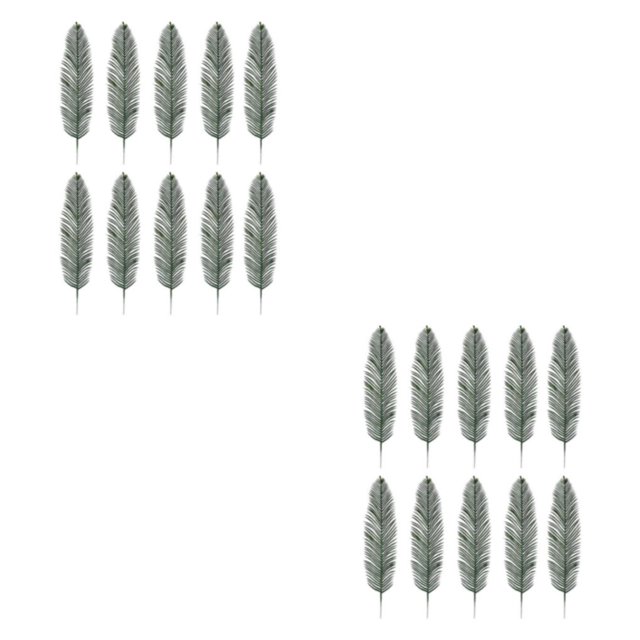 VONKY 10pack/lot Faux Tropical Palm Fronds For Any Room Eco-friendly A00265 2Set