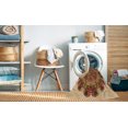 thumbnail image 2 of Ahgly Company Machine Washable Indoor Rectangle Transitional Yellow Orange Area Rugs, 5' x 8', 2 of 7