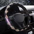 thumbnail image 1 of Dvkptbk Car Steering Wheel Cover Summer Steering Wheel Cover, Rhinestone Steering Wheel Cover with Crystal Diamond for Women, Sparkling Car Wheel Protector Universal Fit 14-15 Inches, 1 of 9