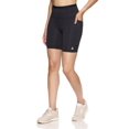 thumbnail image 1 of Reebok Women's Flex Highrise Compression Shorts with pockets, 1 of 4
