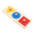 thumbnail image 1 of MesaSe Toddler Geometric Puzzles  Hand Grabbing Puzzles  Wooden For Children For Baby, 1 of 8