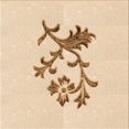 thumbnail image 1 of Ahgly Company Tapis d'Intérieur Lavable à la Machine, Carré, Transitionnel, Brun Sable Brun, Tapis de Zone, 6 Pieds Carré, 1 of 7