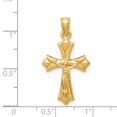 thumbnail image 2 of Pendentif Croix Réversible en Or Jaune 14K, 2 of 2