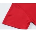 thumbnail image 4 of YOUSNH T-Shirts pour Enfants à Manches Courtes, Haut Uni, T-Shirts Garçon et Fille Unisexe, Tout-Petits, Enfants, T-Shirt à Col Rond, Hauts pour Garçons, Rouge, 11-12 Ans, 4 of 8