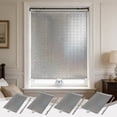 thumbnail image 1 of Bowayaoa Retractable Sun Shade Roller Blind for Windows, Heat Blocking UV Protection Privacy Cover for Home Kitchen Bathroom Office & Car Use, Easy Install No Drill Indoor Outdoor Window Cover, 1 of 1
