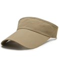 thumbnail image 1 of LinYooLi Summer Breathable Air Sun Hats Men Women Adjustable Visor UV Protection Top Empty Solid Sports Tennis Golf Running Sunscreen Cap, 1 of 6
