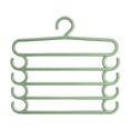 thumbnail image 1 of Ohufall Trouser Rack 5 Tier Hanger Closet Hanging Pants Special Hanger Home Pants Clip Pants Multi Layer Multifunctional Pants Hanging Storage Clothes Hangers Coat Hanger Closet Hanger, 1 of 6