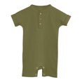thumbnail image 1 of Timegard Baby Clothes Newborn Infant Ribbed Short Sleeve Rompers Onesie Summer Comfy Toddler Clothing, 1 of 5