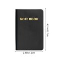 thumbnail image 3 of Fwttom Paper Notebook, A7 Pocket Notebook Compact Portable Notebook Thick Leather Journal Small Mini Concise Notebook, 3 of 6
