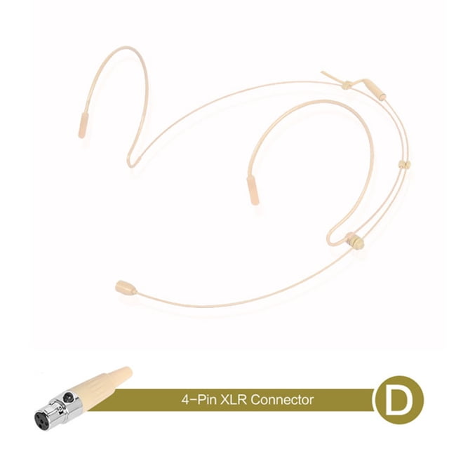 Casque Micro à Double Crochet d'Oreille Microphone Porté sur la Tête pour pour pour pour Shure Sans Fil