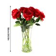 thumbnail image 2 of 10pcs Artificial Rose Flower Simulation Floral Decor Home Office Wedding Cloth Fake Flower  Purple, 2 of 8