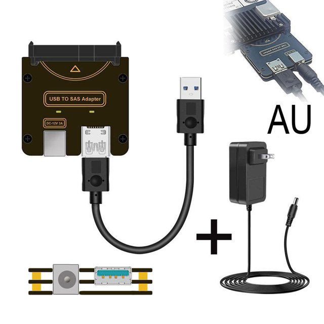 USB to SAS 29PIN Easy Drive Cable Adapter Hard-Disk Drive
