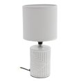 thumbnail image 1 of Ceramic Table Lamp With Shade Equator White, 1 of 3