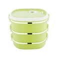 thumbnail image 1 of 3-layer 2700ml Rectangular Food Lunch Box Stainless Steel Lunch Box Lunch Box Food Storage Box Children's Lunch Box Hot Food HU845, 1 of 1