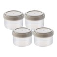 thumbnail image 4 of S SERENABLE 4Pcs Small Squeeze Bottles Portable Food Storage Container Seasoning Bottles Round Gray, 4 of 9