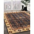 thumbnail image 2 of Ahgly Company Tapis d'Intérieur Carrés Abstraits pour Boulangers Bruns, Tapis de Zone Abstraits, 4 Pieds Carré, 2 of 6