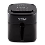 NuWave Brio 6 Quart Non Stick Digital Adjustable Temp Electric Deep Air Fryer