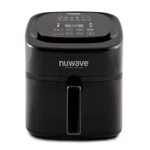 NuWave Brio 6 Quart Non Stick Digital Adjustable Temp Electric Deep Air Fryer