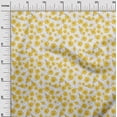 thumbnail image 3 of oneOone Rayon Yellow Fabric Florals Craft Projects Decor Fabric Printed By The Yard 56 Inch Wide, 3 of 4