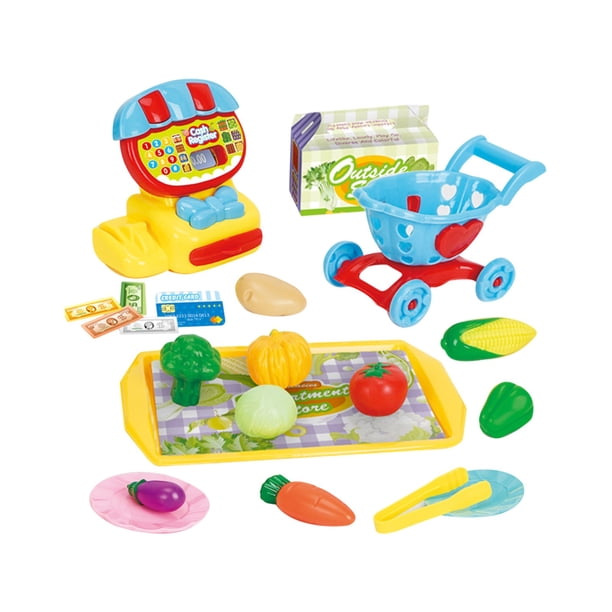 Jouets de cuisine pour enfants avec casseroles et poêles en acier inoxydable, ustensiles de cuisine, tablier et toque de chef (édition familiale avec pochette en velours