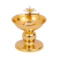 thumbnail image 3 of Support de Lampe en Ghee Bougeoir Fournitures d'Autel Gradable Lampe à Huile Plat Porte-Bougie Style C, 3 of 9